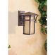 Estate Series Harbor Outdoor Wall Mount Lantern in Anchor Bronze, Small