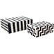 Allegra 6 X 4 inch Black and White Boxes