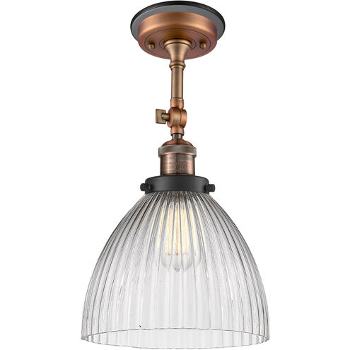 Franklin Restoration Seneca Falls 1 Light 9.50 inch Semi-Flush Mount