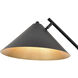 Timon 67 inch 60.00 watt Matte Black with Black Floor Lamp Portable Light