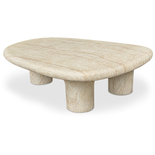 Warby 55 X 42 inch Beige Outdoor Coffee Table