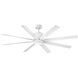 Vantage 66 inch Matte White Smart Fan