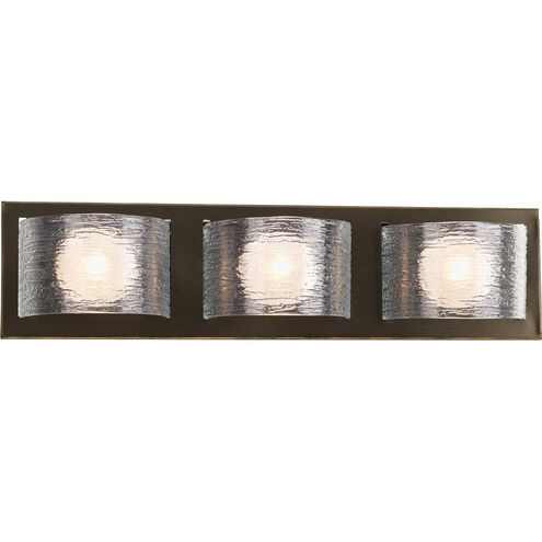 Reign 3 Light 22 inch Antique Bronze Bath Vanity Wall Light