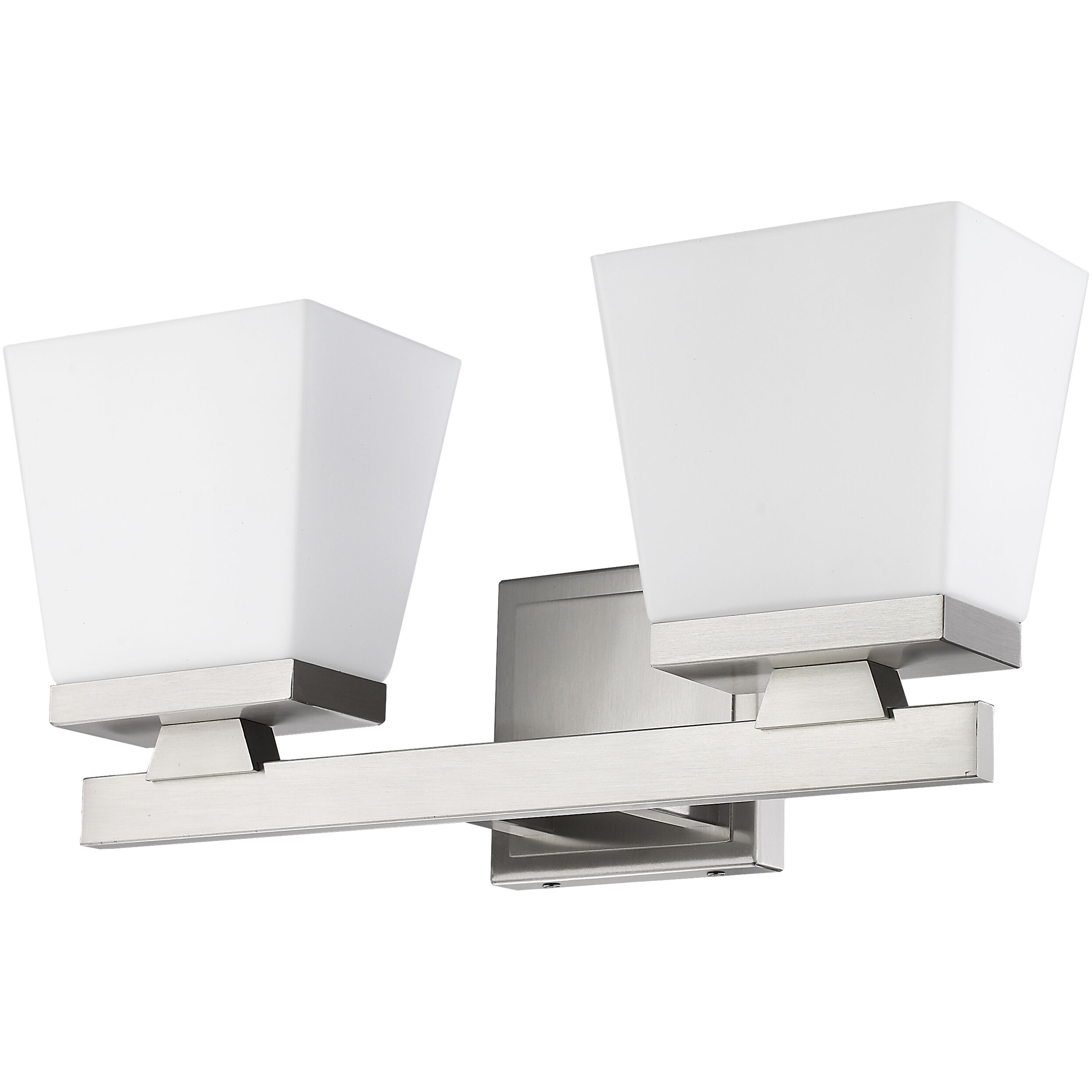 Astor 2 Light 16 inch Brushed Nickel Vanity Wall Light