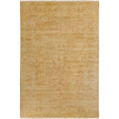 Antique 102 X 66 inch Tan, Khaki, Wheat, Camel, Light Gray Rug