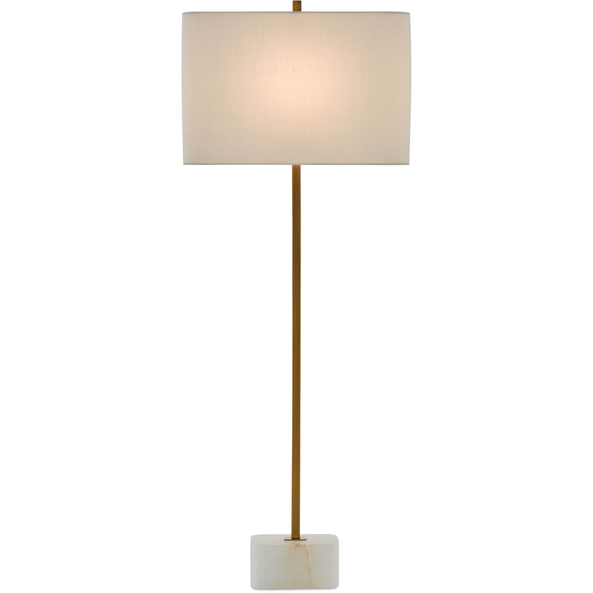 Felix 39.75 inch 100 watt Natural/Antique Brass Table Lamp Portable Light