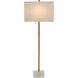 Felix 39.75 inch 100 watt Natural/Antique Brass Table Lamp Portable Light