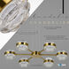 Milano Series 25.5 inch Antique Brass Pendant Ceiling Light, Artisan Collection