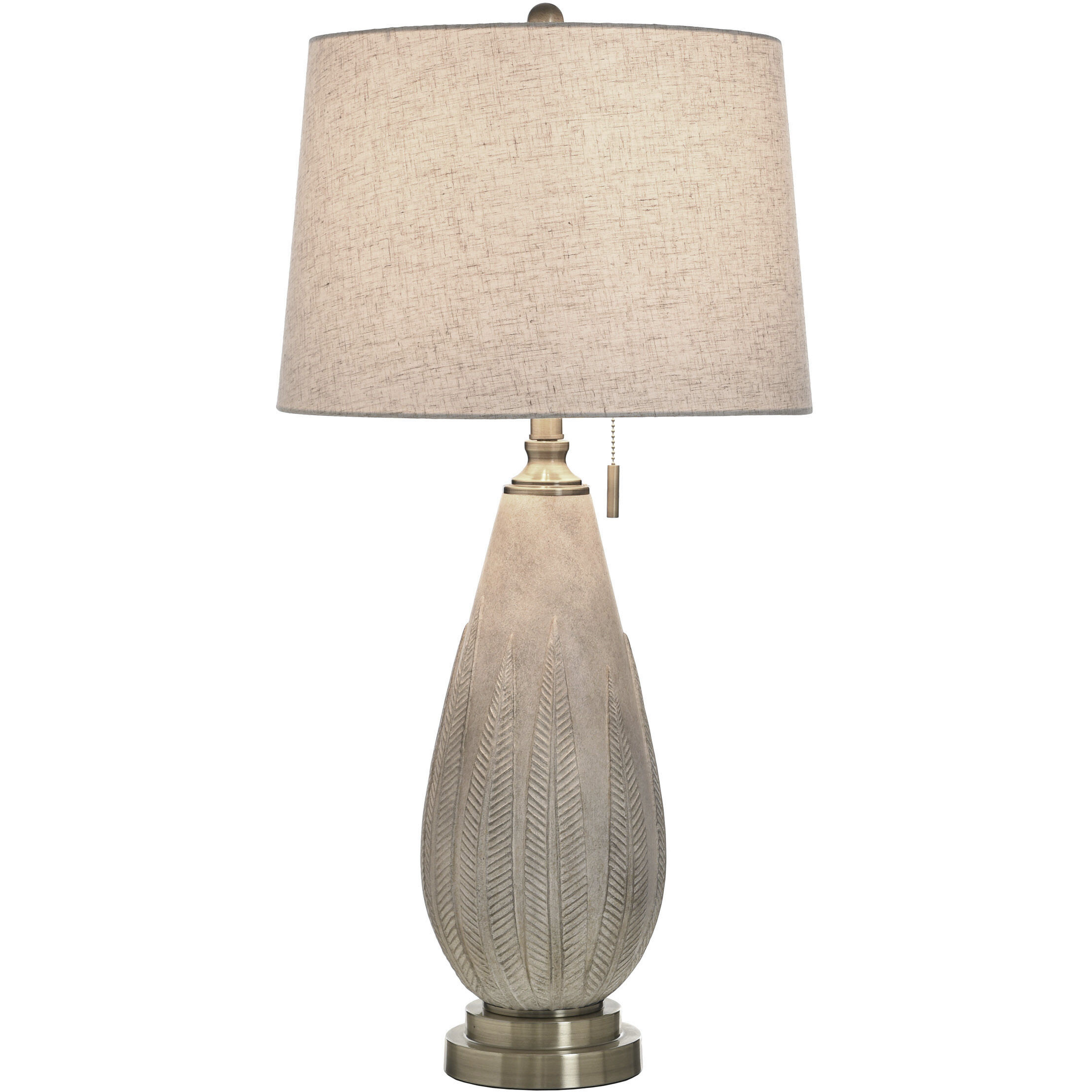 Delnice 32.5 inch 100 watt Delnice Ivory Table Lamp Portable Light