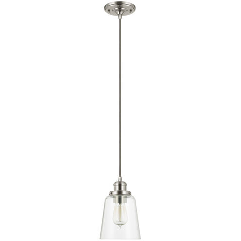 Fallon 1 Light 6 inch Brushed Nickel Pendant Ceiling Light