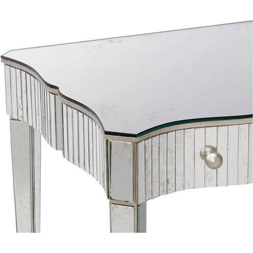 Gilda 41 X 24 X 30 inch Granello Silver Leaf/Antique Mirror Vanity Table
