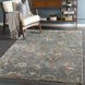 Theodora 120 X 96 inch Aqua Rug in 8 x 10, Rectangle