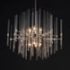 Divine 8 Light 28.5 inch Polished Nickel Multi-Light Pendant Ceiling Light