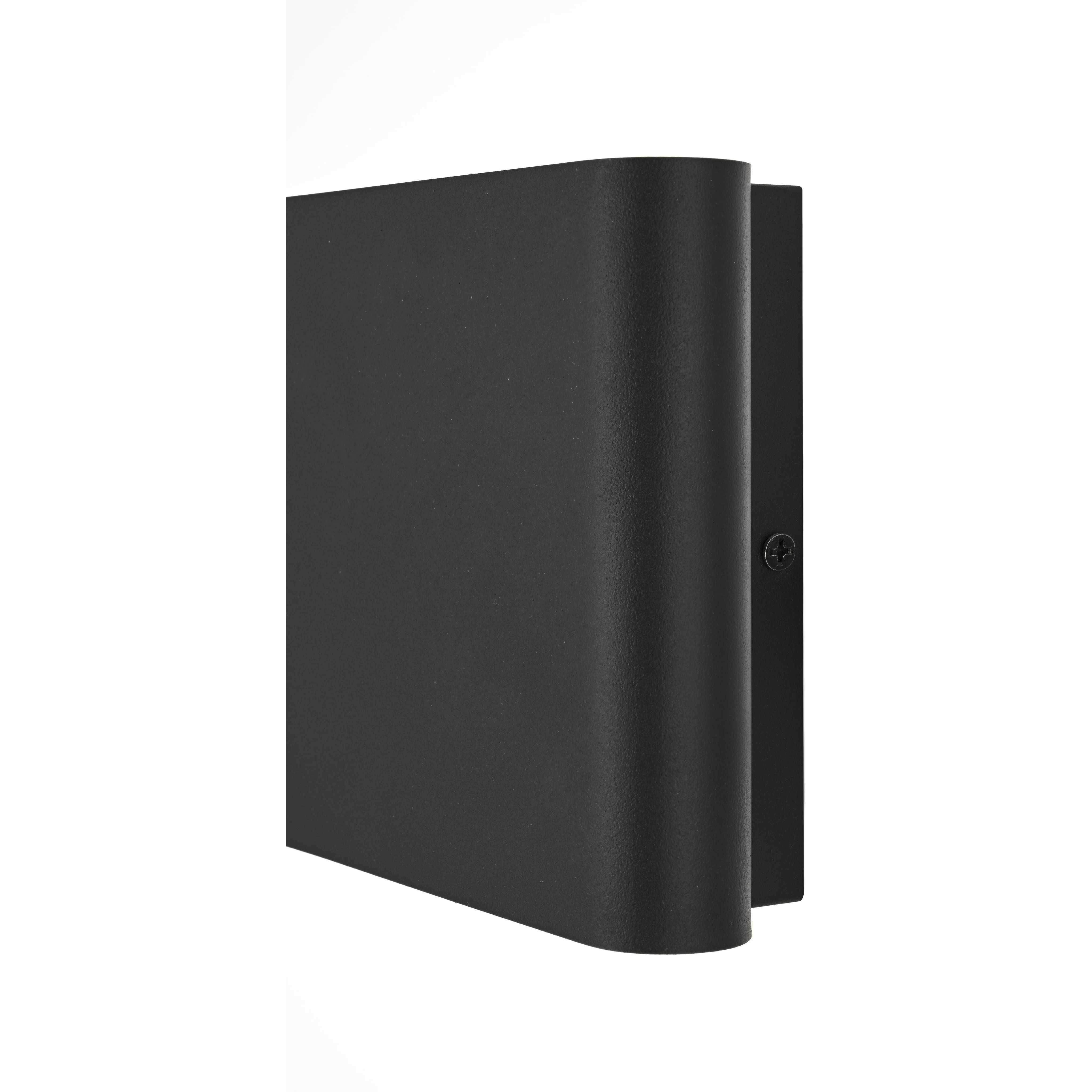 Clyde 2 Light 5 inch Black Outdoor Wall Sconce