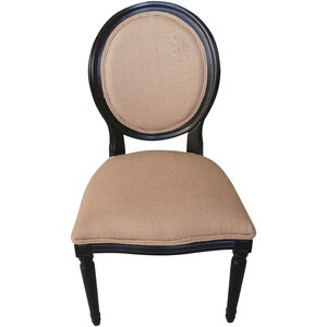 Adrien Beige and Espresso Chair