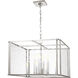 AH by Alexa Hampton Erro 8 Light Polished Nickel Pendant Ceiling Light