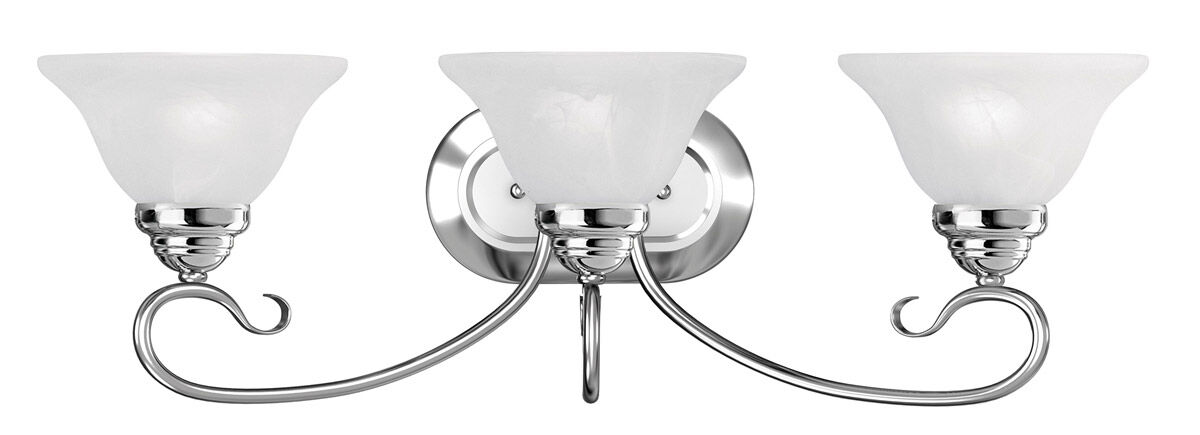 Coronado 3 Light 27 inch Polished Chrome Bath Vanity Wall Light