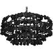 Vulcan 4 Light 29 inch Matte Black Chandelier Ceiling Light