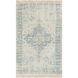 Zainab 36 X 24 inch Aqua Rug in 2 x 3, Rectangle