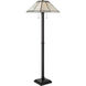 Evelyn 64 inch 60.00 watt Tiffany Bronze Floor Lamp Portable Light