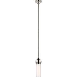 Thomas O'Brien Jeffery LED 3.75 inch Polished Nickel Mini Pendant Ceiling Light