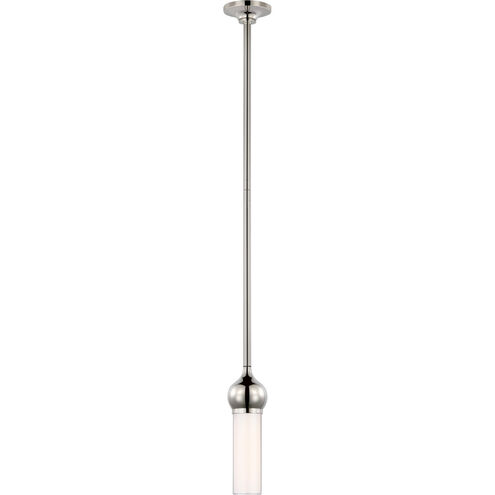 Thomas O'Brien Jeffery LED 3.75 inch Polished Nickel Mini Pendant Ceiling Light
