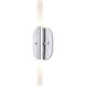 Fulton LED 4.5 inch Chrome Bathroom Light Wall Light