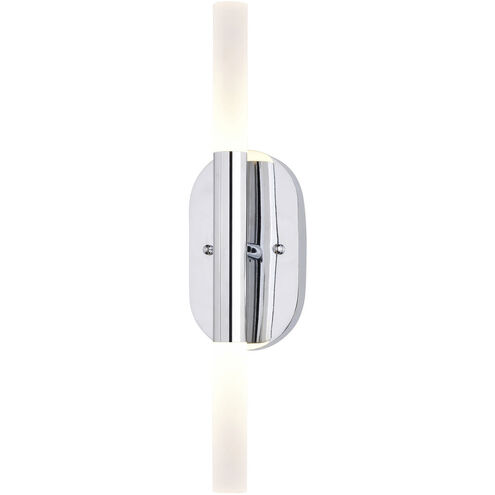 Fulton LED 4.5 inch Chrome Bathroom Light Wall Light