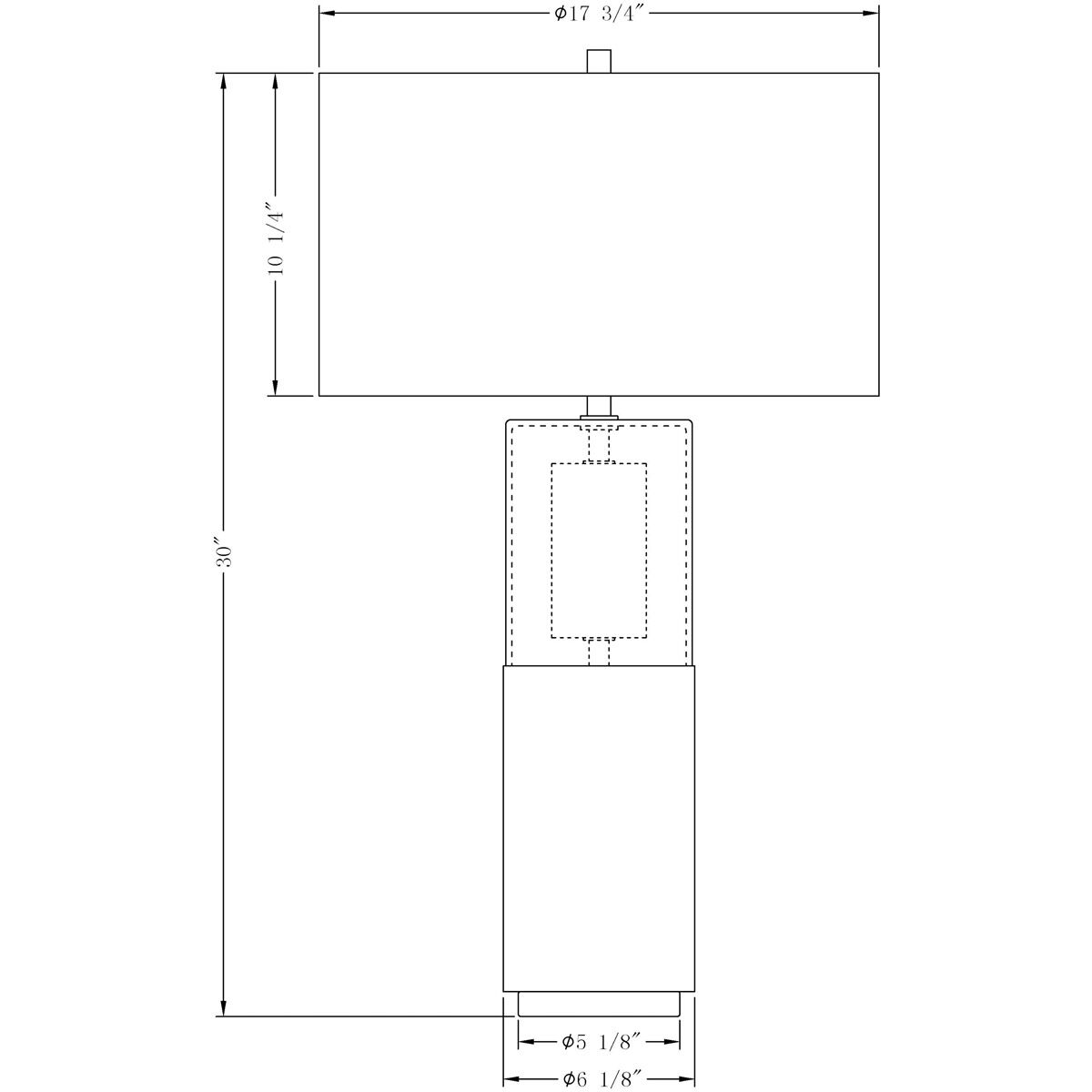 Alexander 30 inch 150.00 watt Brushed Nickel Table Lamp Portable Light in Silver