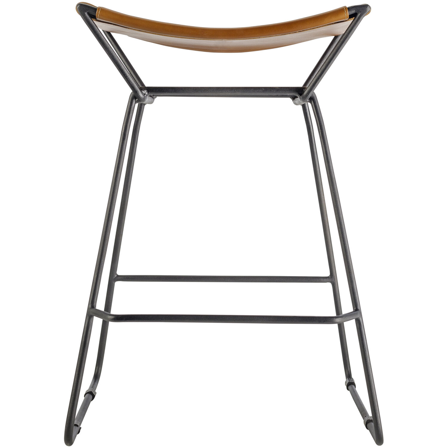 Celerio 25 inch Top: Brown; Base: Gray Counter Stool