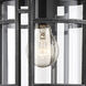 Barrister 1 Light 9 inch Weathered Pewter Outdoor Hanging Lantern