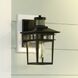 Ridge Textured Black Outdoor Motion Sensor