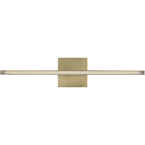 Mick De Giulio Serre LED 24 inch Natural Brass Bath Vanity Wall Light