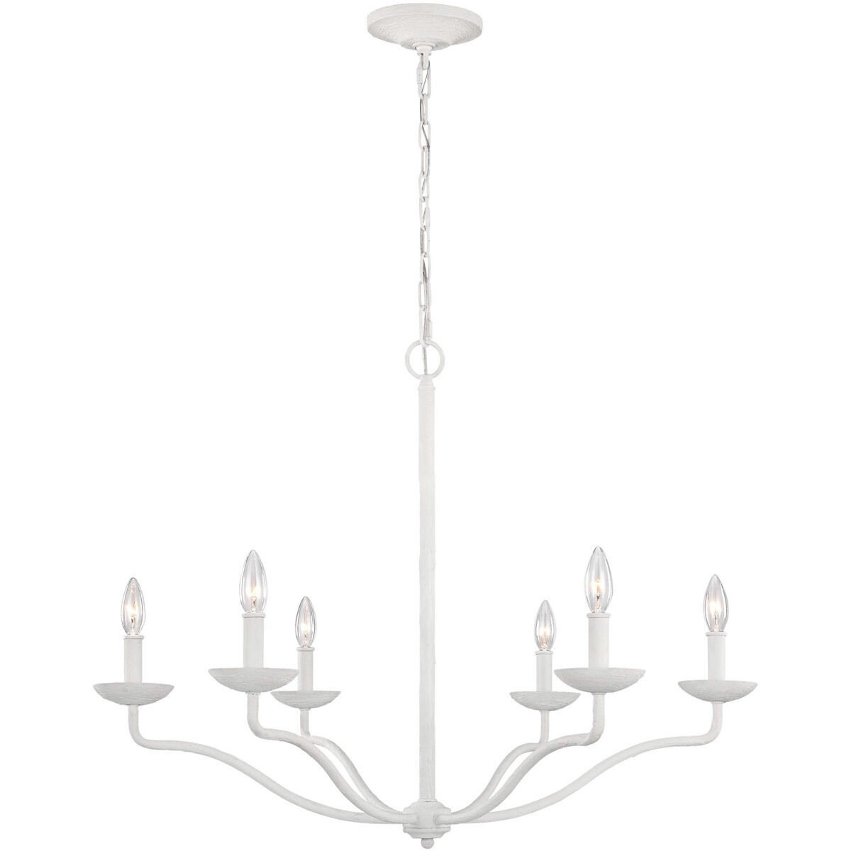 Sean Lavin Annie 6 Light 32.5 inch Plaster White Chandelier Ceiling Light
