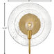 Rene LED 10 inch Distressed Brass ADA Sconce Wall Light