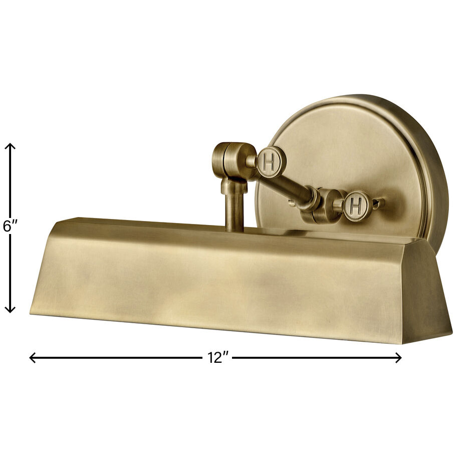Arti 1 Light 12 inch Heritage Brass Indoor Wall Sconce Wall Light