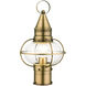 Newburyport 1 Light 15 inch Antique Brass Outdoor Post Top Lantern
