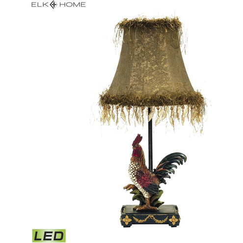 Petite Rooster 19 inch 9.00 watt Multicolor Table Lamp Portable Light