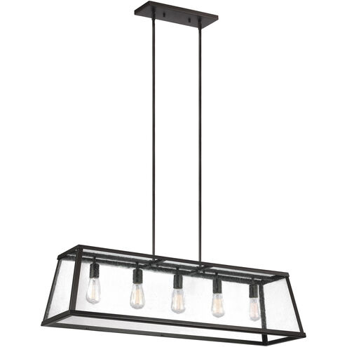 Sean Lavin Harrow 5 Light 44 inch Oil Rubbed Bronze Linear Chandelier Ceiling Light