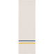 Colton 96 X 30 inch Ivory, Saffron, Dark Blue Rug