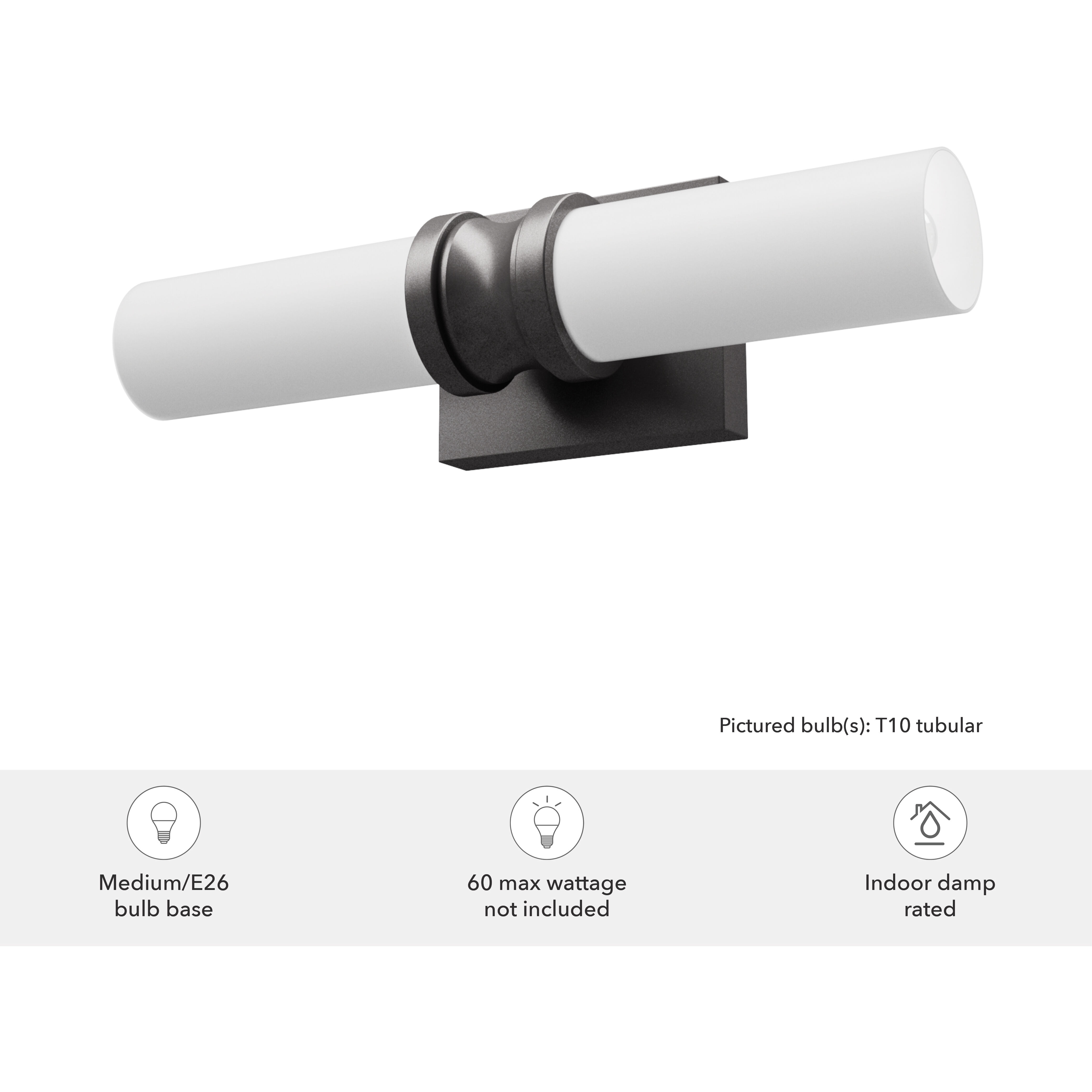 Lenlock 2 Light 16 inch Noble Bronze Vanity Light Wall Light