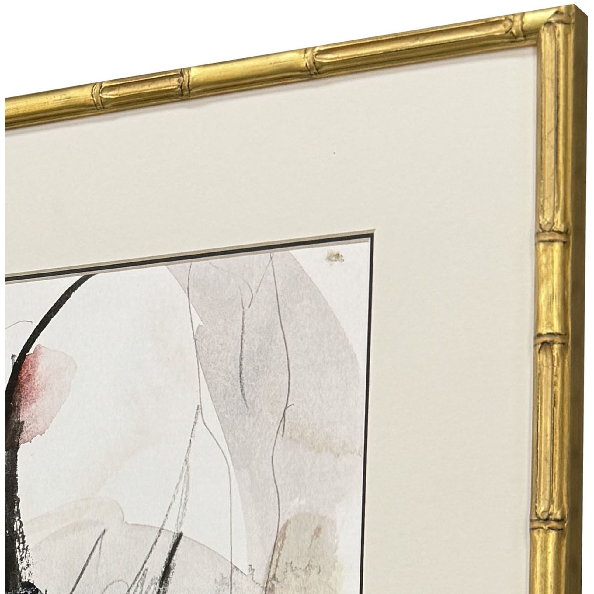 Sands and Sediments Gray and Beige and Black and Brown Framed Art