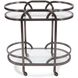 Carter Black Nickel Bar Cart