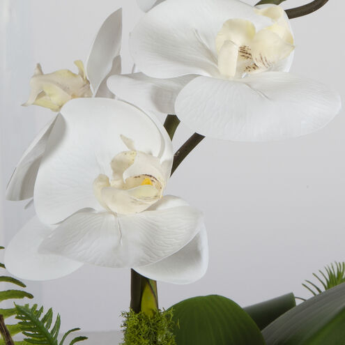 Transcend Antique Brass Orchid Centerpiece