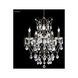 Charleston 5 Light 20 inch Bronze Crystal Chandelier Ceiling Light