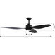 Norwynd 60 inch Coal Indoor/Outdoor Smart Ceiling Fan