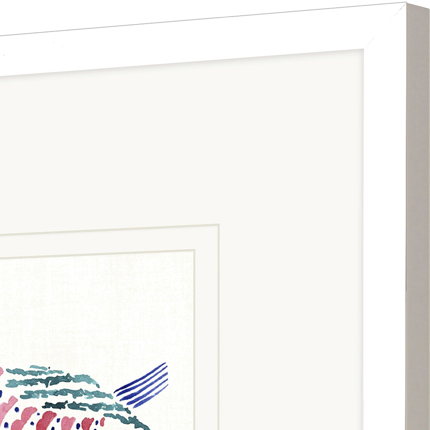 Conversation Birds Multi and Pink and Blue and Green Framed Art, Propac