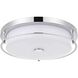 Kolson 1 Light 16 inch Chrome Flush Mount Ceiling Light