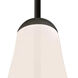 Leon 1 Light Black Cord Pendant Ceiling Light