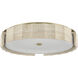 Roslington LED 23.75 inch Gold Flush Mount Ceiling Light